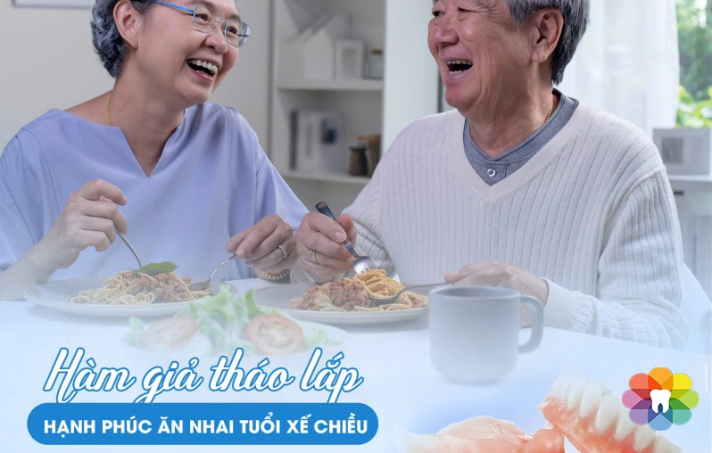 Hàm tháo lắp là gì? Giải pháp phục hồi răng mất hiệu quả, tiết kiệm.