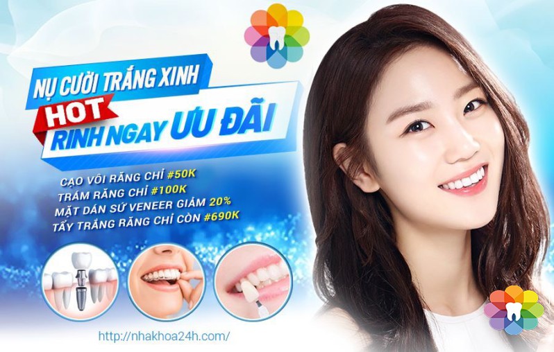 CẠO VÔI RANG CHỈ 50K - TRÁM RĂNG CHỈ 100K